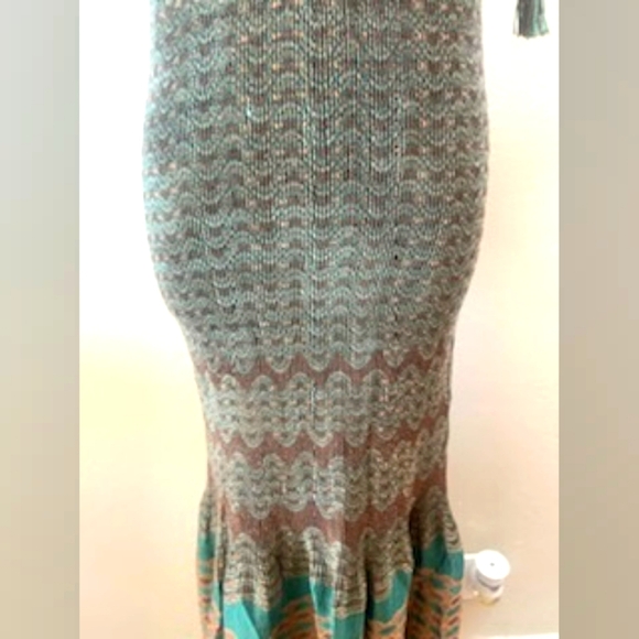 Max Studio Limited Edition Mermaid Strapless Maxi Dress Size L - Picture 4 of 10